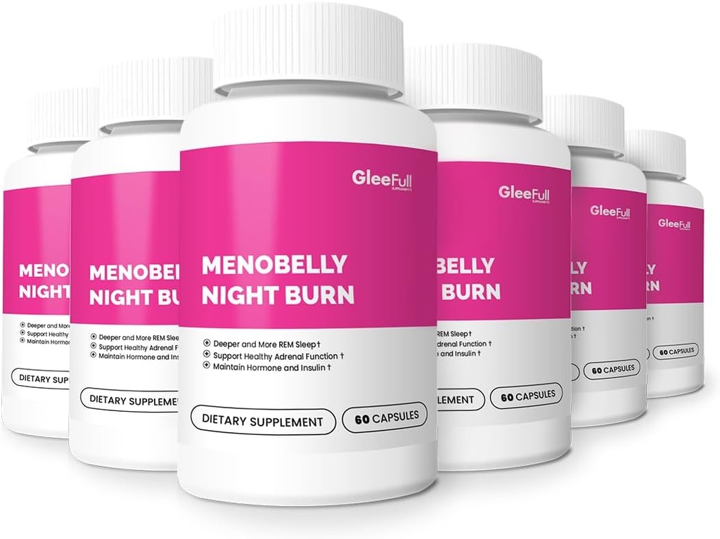 שם הסרטון: GLEEFULL SUPPS Meno Belly Night Burn - 6 Bottles