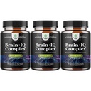 Nootropic Memory Supplement for Brain Support - Memory Pills for Brain Boost and Natural Energy Booster - Vit B12 Bacopa Monnieri Rhodiola Rosea DMAE Ginkgo Biloba Phosphatidylserine Supplement 3 pack