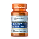 הגאווה של Puritan's Pride Lactase Enzyme, Milk and Milk Digestant, Dietary Supplement Support for Digestion, and cell Energy Support, 40 יום אספקה, 120 Softgels