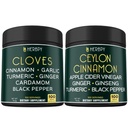 Bundle 7in1 Cloves תוסף & 6in1 Premium Ceylon Cinnamon תוספי