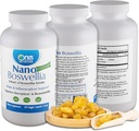 One Planet Nutrition Nano Boswellia 250 מ"ג Veggie קפסולות (120 משרתים), Boswellia Srrata Resin, תומך בתפקוד הקוגניטיבי לבריאות המוח, Non-GMO, טבעוני, Gluten-FreeFree