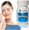 Reliable-1 Laboratories Meclizine HCL 12.5 מ"ג Caplets - Prevent Nausea, Vomiting, ו Dizziness נגרמת על ידי תנועת מחלה (100 קפסולות, 1 Bottle)