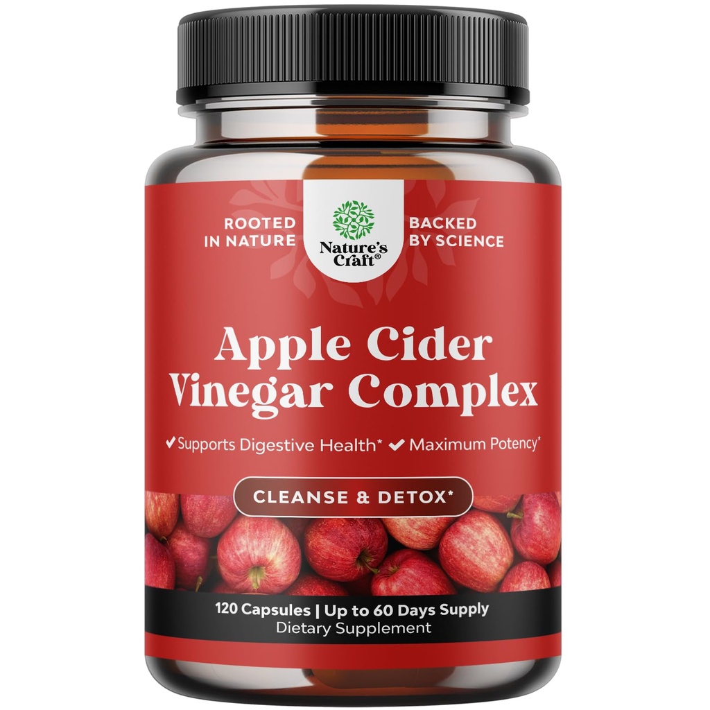 ניקוי של Apple Cider Vinegar כמוסות - ACV ניקוי ו- Detox Pills for Gut and Digests for Gut and Digests for Gut and Digests for Gut and Detox Health with Slimming Cayenne - תוספת כוח ACV קפסולות עבור Gut ניקוי גוף מלא Detox (60 משרתים)