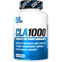 Evlution Conjugated Linoleic Acid CLA תוספת תזונה Lean שריר גדול Builder & Fat Burner for Men and Women - Stimulant-Free Spflower Based CLA 1000 מ"ג בלנדר (90 משרתים)
