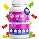 Acmies Quercetin על ידי BioVitalica - Quercetin עם ויטמין C ו Zinc & Elderberry + ויטמין D3-5 ב 1 Immune תמיכה - Zinc Quercetin 750 מ"ג לילדים ומבוגרים (1)