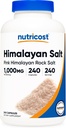 מזון זולת מלח ההימלאיה ורוד 1000mg, 390mg Sodium, 240 קפסולות - non-GMO, Gluten Freeten Free
