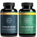 Primal Harvest Gut Recovery & Multivitamin תוספי עבור נשים וגברים Multi ויטמינים קפסולות וגלולה קירור גלולות Bundle