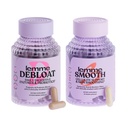 Lemme Debloat ו Smooth Bundle - Prebiotic, Probiotic & Digestive Enzyme קפסולות עבור Bloating & Gas הקלה, להפחית Cellulite, Plump Skin, Smooth Cellulite