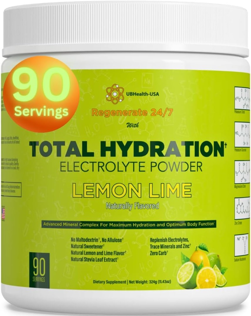 מיקס החלפת אלקטרוליט (90 משרתים, Lemon Lime)