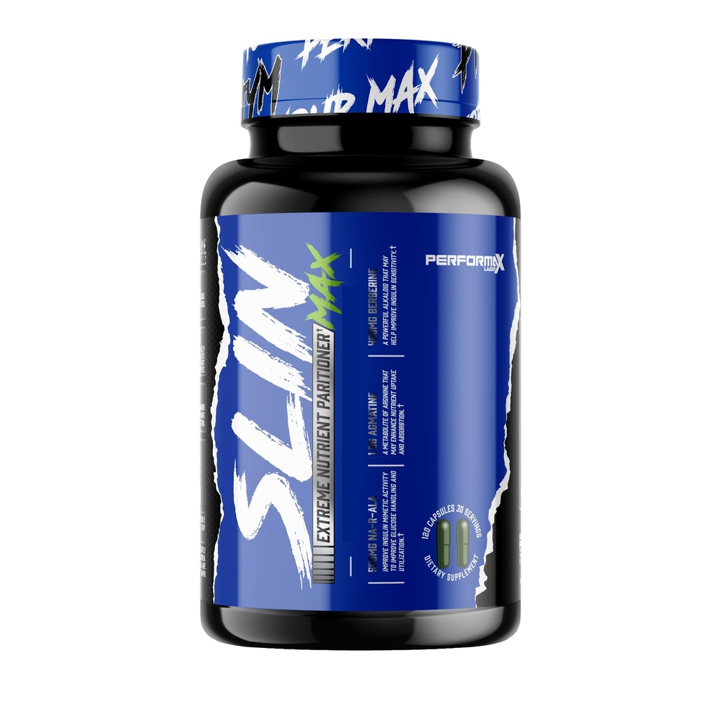 SLIN Max Nutrient Partitioning Complex - Increase Muscle Mass & Size -120ct – 30 Servings