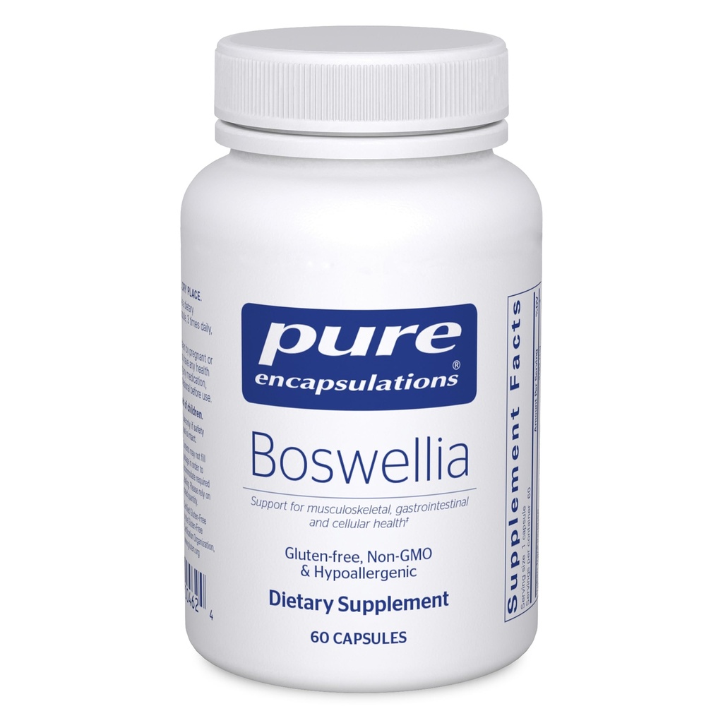 תוספת של Encapsulations Boswellia - עבור בריאות משותפת, GI & Connective Tissue - תומך משותףים בריאים ובריאות העיכול * - Non-GMO & טבעוני - 60 קפסולות