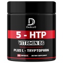 5 HTP תוסף 1010 מ"ג - 60 קפסולות - 3in1 בשילוב עם ויטמין B6, L-Tryptophan - נוחות Mood, Brain Health, Management & Immune System Support