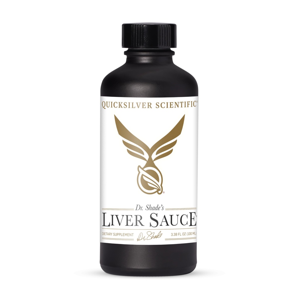 Quicksilver Scientific Liver Saucer Detox עם DIM, Quercetin, Lipoic Acid, Milk Thistle ו Dandelion Root - תומך Bile & Toxin Moment (100 מ"ל / 3.38 oz)