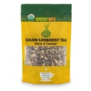 SpeedyVite Colony LifeBoost Tea Detox ונקיזה - תה אורגני Pu'er עם ג'ינג'ר, Lemongras - עבור שיפור בריאות הקולוניות ותפקוד