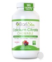 BariSlim Bariatric Calcium Citrate with Magnesium ו ויטמין D Tabs - 500 מ"ג של Calcium Citrate Per משרת - פורמולה לחולים לאחר ניתוח הרזיה