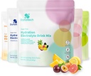 דינאטק Zero Sugar Electrolyte Drink - Variety Pack - hydrotion אבקת Packets עם 10 אלקטרוליטים ווויטמינים | Non-GMO, Gluten Free, Electrolytes אבקת Packets