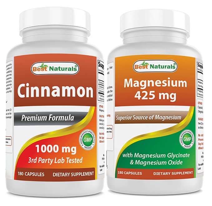 Cinnamon 1000 מ"ג & Magnesium Glycinate 425 מ"ג