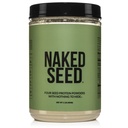 Naked Seed - 4 אבקת חלבון Seed, רק 4 Ingredients - Chia, Watermelon, Sunflower ו- Pumpkin Seed - Gluten-Free, Soy Free, טבעוני, No Gmos, No Artificial Sweeteners - 15 משרתים