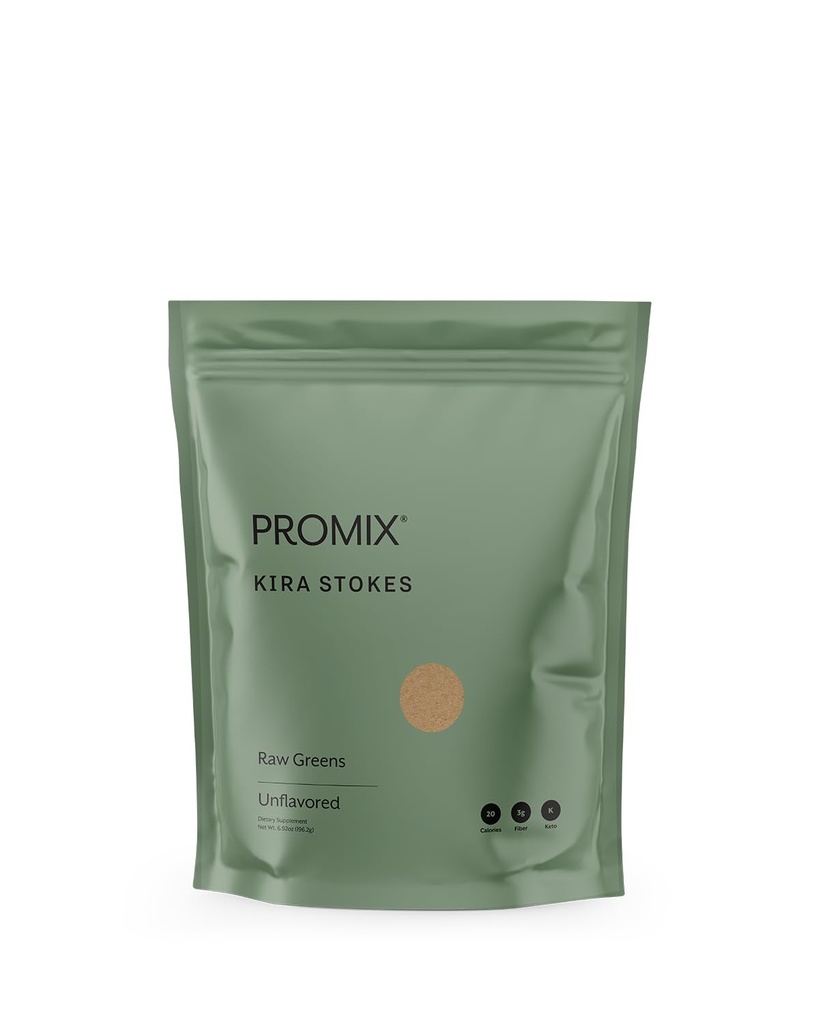 ProMix Nutrition Raw Greens Superfood Band - סרגל אלפאפלה, חיטה, Ashwagandha, & Rhodiola - 30 משרתים