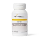 Integrative Therapeutics K2 + D3 - Heart Health &עצמות תמיכה * - Calcium Absorption for Adults - Milk-Free & Gluten-Free - 60 Count (60 משרתים)