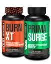 Jacked Factory Fat Burner & טסטוסטרון Booster Stack for Men - Burn-XT Thermogenic Fat Burner & PRIMASU טסטוסטרוןE Booster for Men