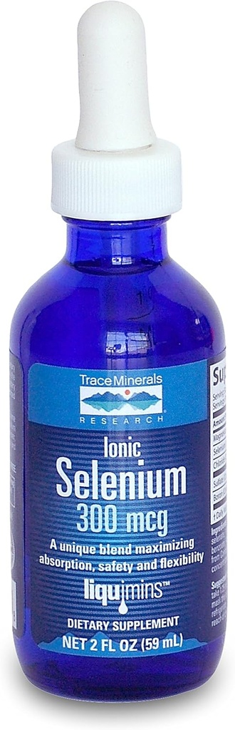 Trace מינרלים נוזלי Ionic Selenium, 2Ounce