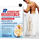4% Lidocaine Patches Maximum Strength Lidocaine Pain Patches 24 Counts OTC Pain Relief Patch for Back Knee Neck Ache Joint Muscle Soreness Topical Analgesic