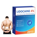 Lidocaine Patches Maximum Strength 4% - ICY Cool Pain Relief Patches for Back, Knee, Neck, Shoulder, Joint & Muscle Pain, Compress Topical Analgesic Gel Patch - 20 Count