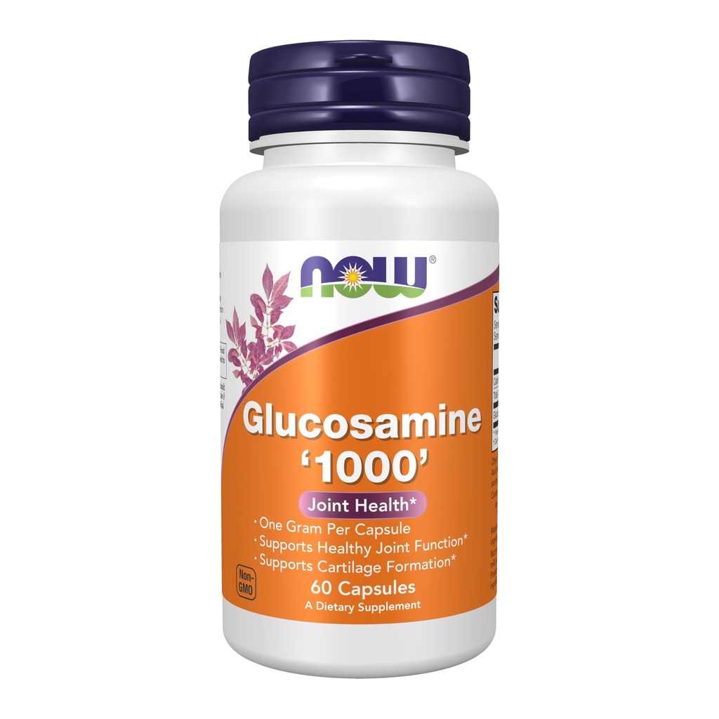 עכשיו תוספי מזון, Glucosamine '1000', עם UL Dietary תוספת הסמכה, 1 גרם פר קפסולה, 60 ואג קפסולות