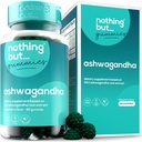 Ashwagandha Gummies for Women and Men, Ashwagandha Root, תוספי מזון כדי לעזור להפחית מתח, חסינות ושיפור שינה, Gluten Free & Non GMO, 60 טבעוני Ashwagandha חניכיים
