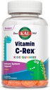 KAL Vitamin C-Rex Kids’ Gummies, Vitamin C Gummies for Kids, Healthy Immune, Bone, Muscle & Skin Support Vitamin C Gummy, Vegan, Gluten Free, 60 Day Money Back Guarantee, 30 Servings, 60 Gummies