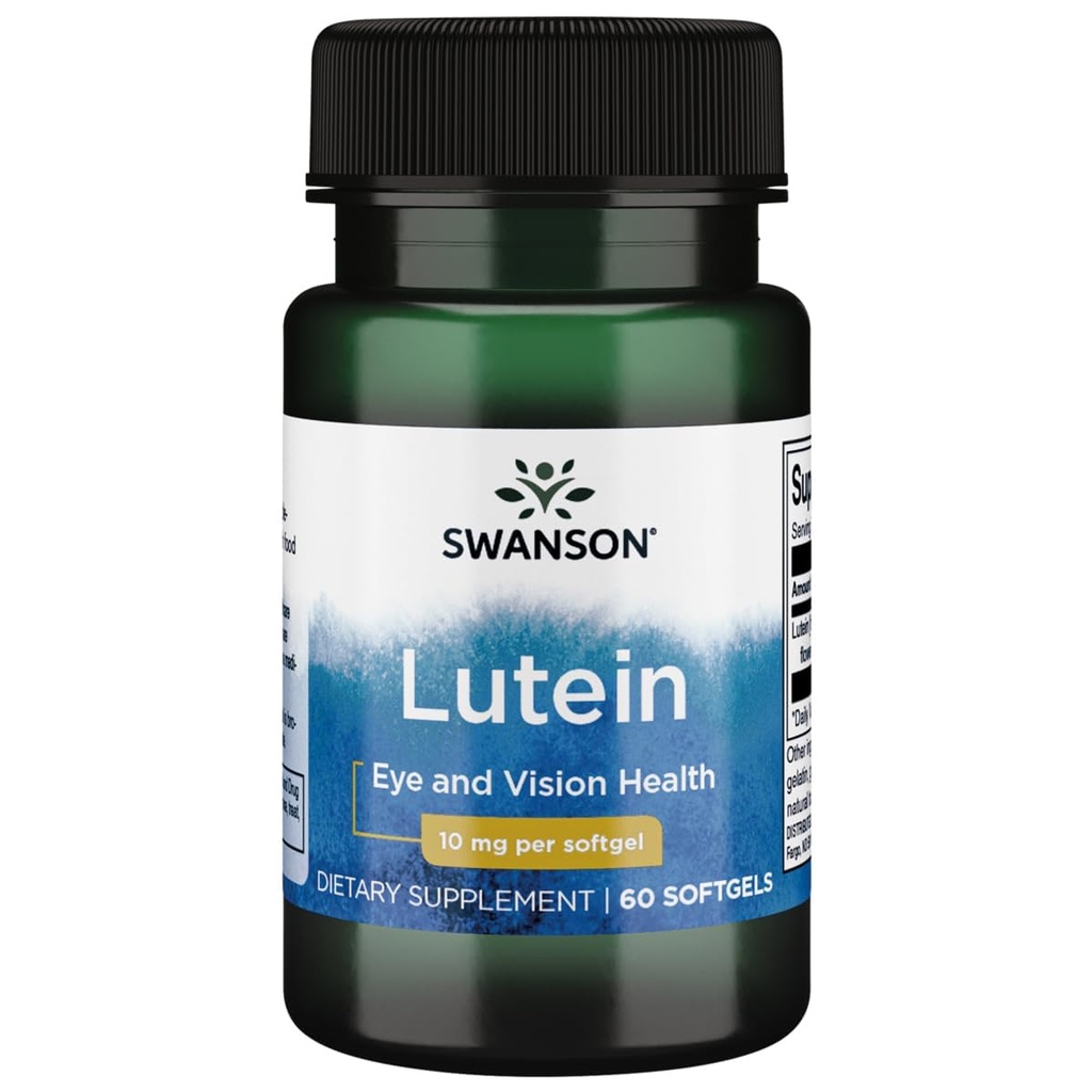סוונסון Lutein 10 מיליגרם 60 Sgels