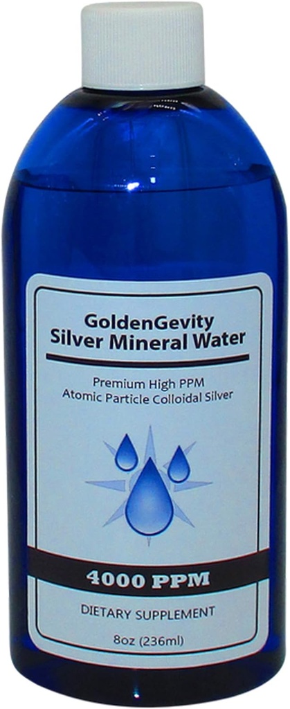 4000 PPM Bioactive Atomic Colloidal Silver, 8 oz