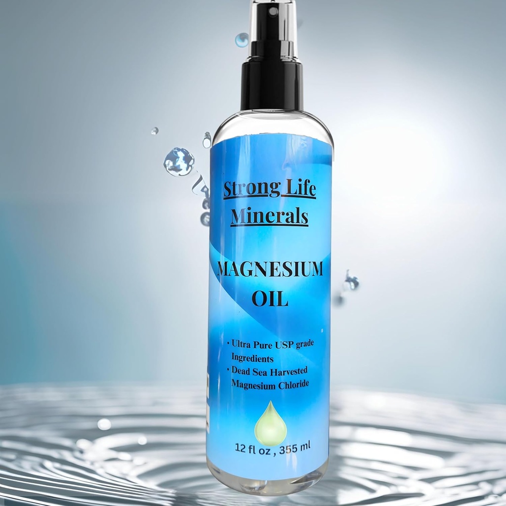 Unleash The Power Extra Strength Magnesium Body Spray 100% Organic Made in USA Compare to Seven Minerals and Ancient Minerals. The Power of Magnesium can Change Your Life.