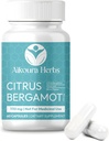 Citrus Bergamot Supplement 1110mg with Niacin, Olive Leaf & Black Pepper Heart & Immune Support Supports Healthy Cholesterol, Triglyceride Levels & Cellular Function – 60 Vegan Capsules