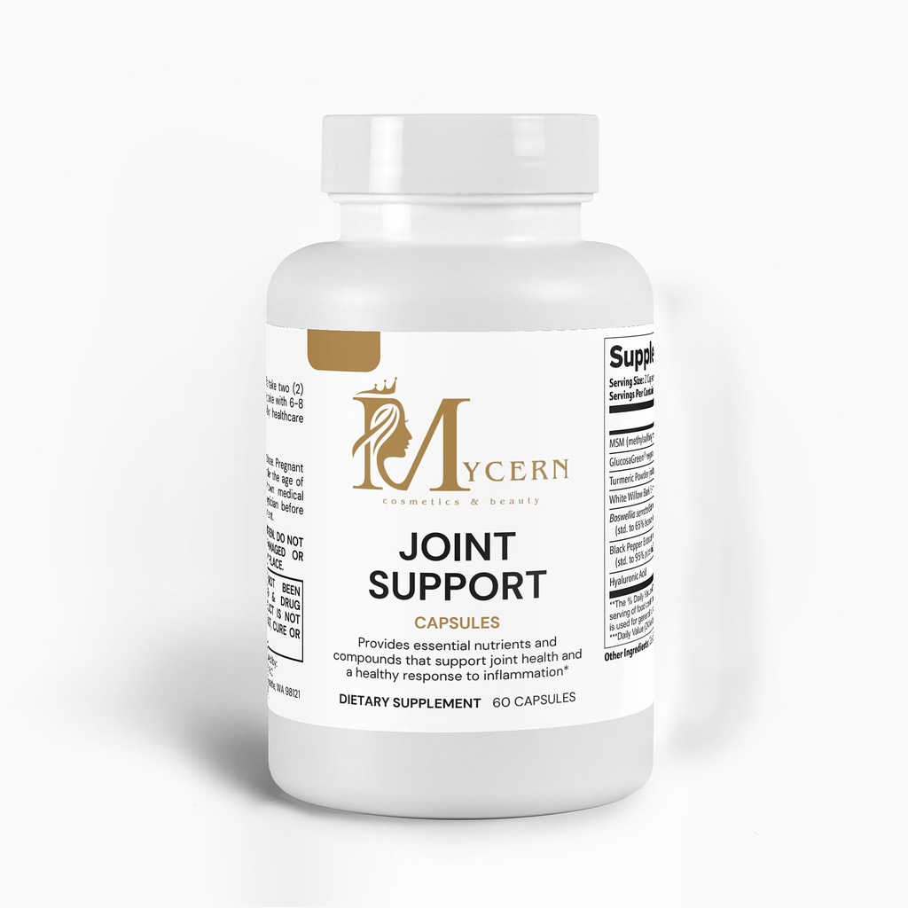 Joint Support Supplement with MSM, Glucosamine HCl, Turmeric Curcumin, Boswellia | Supports Flexibility, Mobility & Joint Comfort | with Black Pepper for Absorption | Made in USA | 60 Capsules