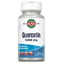 KAL Quercetin 1000mg Immune Support Supplement, Bioflavonoids for Immune Defense and Total Health Support, Vegan, Gluten Free, Non-GMO, 60 יום ערבות, 60 משרתים, 60 טבליות
