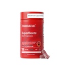 HumanN SuperBeets Beet Root כמוסות לשחרר 1000 מ"ג, עוזר לתמוך בייצור Nitric Oxide, לחץ דם, בריאות הלב, מכיל אבקת Non-GMO Beetroot, למד אנטי-חמצן 180 הרוזן