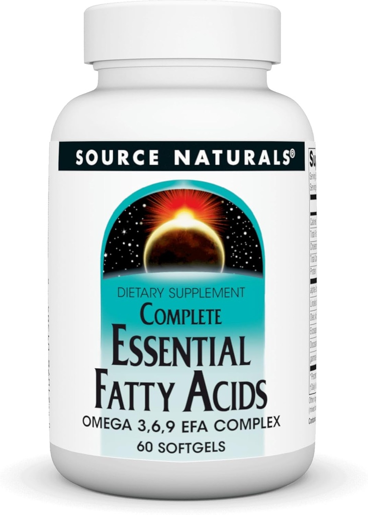 מקור: Naturals Complete Essential Fatty Acids אומגה 3,6,9 EFA Complex, 60 Softgels