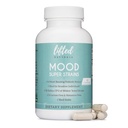 פרוביוטיקה - Mood Super Strains Probiotic - תמיכה טבעית Digestion & Mood - Histamine-Free Probiotics w / L Rhamnosus GG, Shelf Stable Probiotic, 60 יום אספקה, non-GMO, טבעוני טבעוני טבעוני