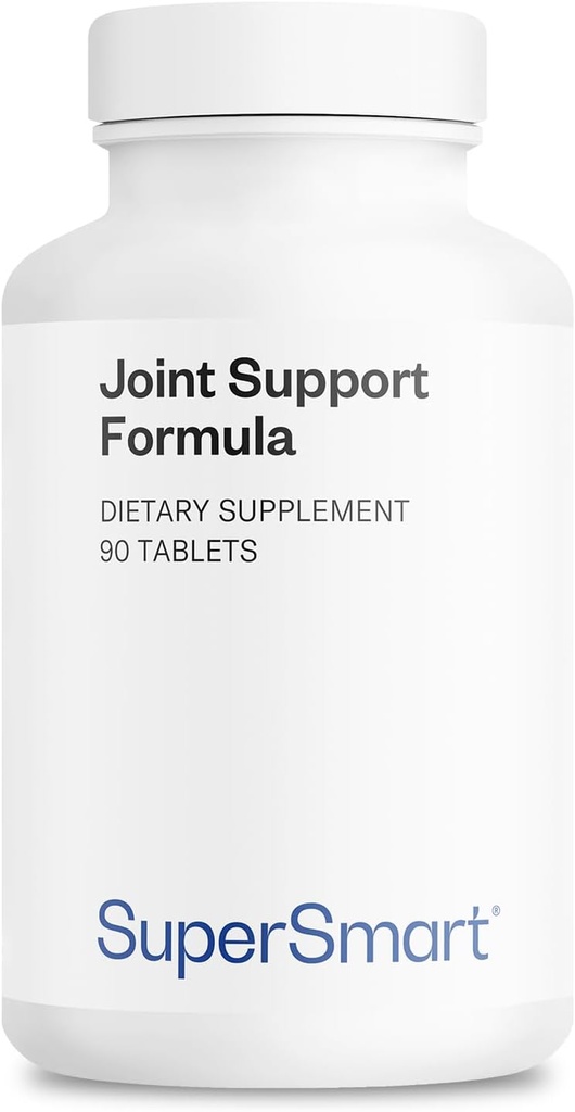 SuperSmart Support Formula (High Potency Complex) - עם Glucosamine, Chondroitin, Hyaluronic Acid, MSM - תוספת תמיכה משותפת | Non-GMO & Gluten Free - 90 טבליות