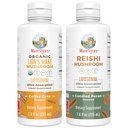 MaryRuth Organics Lion's Mane Liposomal (Coffee Cake) & Reishi Mushroom (Canrm Pecan) | פרויקט תוויות נקי מאומת ® | ויטמינים לתמיכה קוגניטיבית, חסינות, ובריאות כללית | טבעונית, Non-GMO