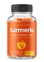 NutraChamps Turmeric Gummies עבור מבוגרים וילדים עם ג'ינג'ר & Black Pepper לחלץ, 95% Curcuminoids, טבעוני תמיכה משותפת תוספת, תוספת סוכריות טומרניות