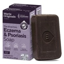 Mary Originals Eczema Face Soap Body Wash Bar - All Natural Psoriasis, Dermatitis Treatment for Dry Itchy Flaky Skin Relief - Gentle Detoxifying, Healing, Anti-Itch, ניקוי העורקים (Pack of 2)