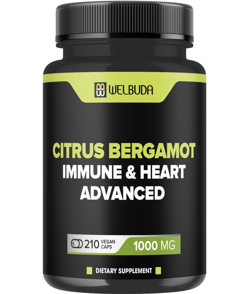 Citrus Bergamot with Olive Leaf, הותורן ברי & More - פורמולה משולבת לבריאות Circulatory, Protective Function, Skin Health - 210 קפסולות - 105 יום