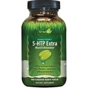 Irwin Naturals Double Potency 5HTP אקסטרה - 60 נוזל Soft-Gels - עבור הירגעות & Serotonin הפקה - 30 משרתות