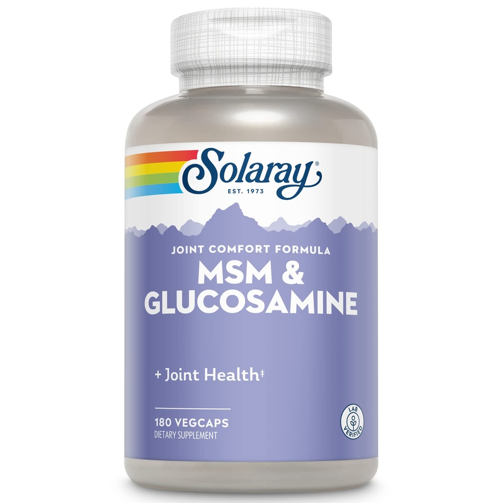 Sunay MSM ו- Glucosamine קפסולות, 180 הרוזן