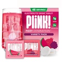 Plink! Fizzy Electrolyte Drink Tablets for Daily hydrotion - 48ct Electrolyte Tablets + Sodium, Potassium, Magnesium, Low-Calorie, Low-Sugar Keto Electrolytes אבקת hydrotion Packets Water Flavoring