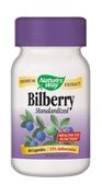 Nature's Way Bilberry Premium Extract, Supports Eye Health *, תוספי בריאות העין למבוגרים עם Black Elderberry *, Gluten Free, טבעוני, 60 קפסולות (Packaging May Vary)