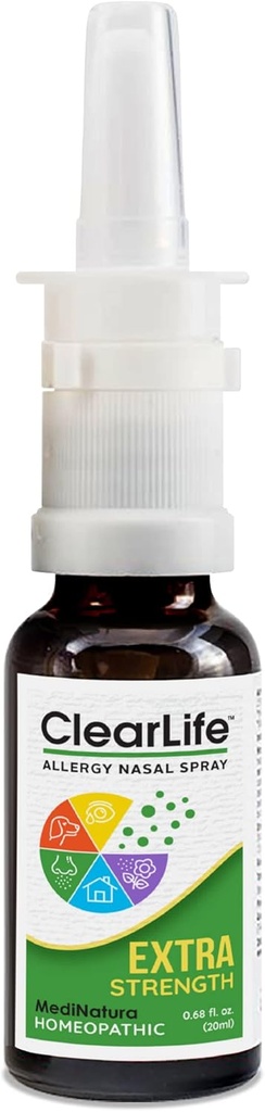 ClearLife Allergy הקלה Nasal Spray עבור Multi-Symptom הקלה בכל אזור - פורמולה הומאופתית - 0.68 Ounce